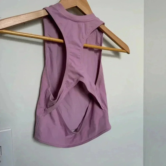 Lululemon high neck cross back cropped top 4 - Picture 3 of 5